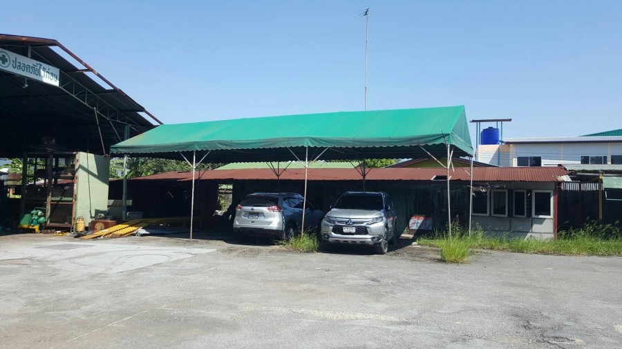 ขายโกดังพร้อมบ้าน  บนพื้นที่ 7 ไร่ ตรงข้ามตลาดนัดโพธิ์ทอง  อยู่ คอกกระบือ สมุทรสาคร