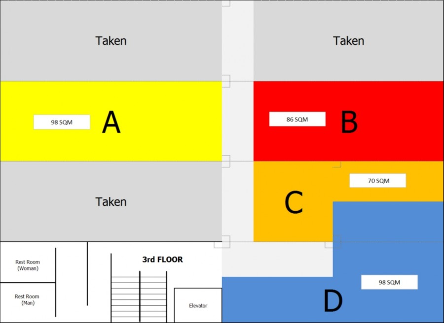  ให้เช่าพื้นที่สำหรับทำออฟฟิศ บนอาคาร PK Building อยู่ซอยโชคชัยจงจำเริญ 17 ถ.สาธุประดิษฐ์ 49 
