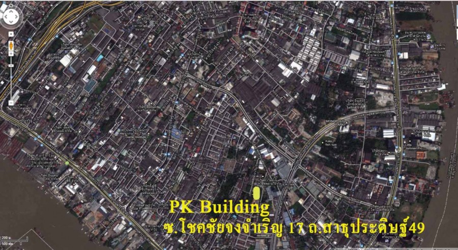  ให้เช่าพื้นที่สำหรับทำออฟฟิศ บนอาคาร PK Building อยู่ซอยโชคชัยจงจำเริญ 17 ถ.สาธุประดิษฐ์ 49 