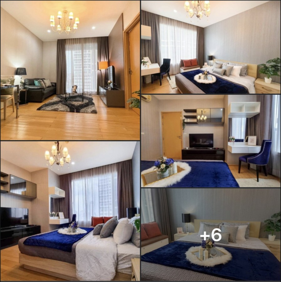 ขายด่วนคอนโดย่านพร้อมพงษ์ 39 by Sansiri Condo ใกล้ BTS พร้อมพงษ์ 1นอน 1น้ำ 1ห้องนั้งเล่น 56.05 ตรม. พร้อมเฟอร์นิเจอร์