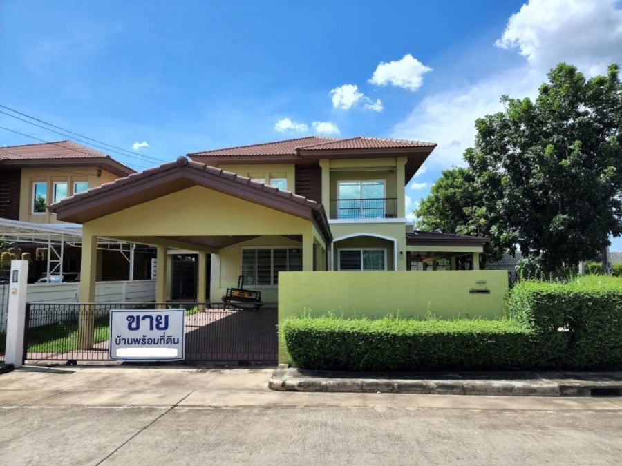 ขายบ้านเดี่ยว 2 ชั้น 126 ตรว. 3ห้องนอน 3 ห้องน้ำ ในหมู่บ้านทัสคาน่า พระยาสุเรนส์ คู้บอน ตกแต่งสวย  