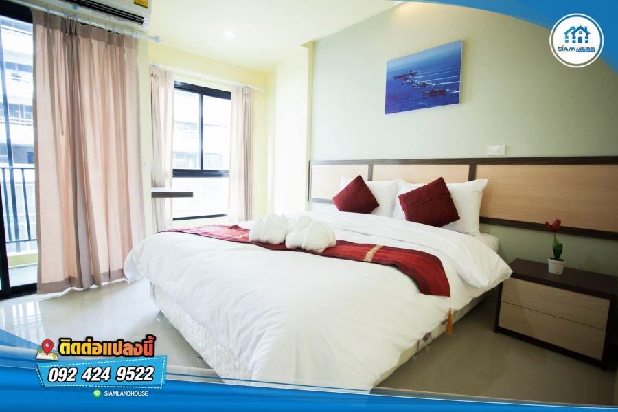 ***ห้องพักผู้เช่าเต็ม 100% ***รายได้ 8-9แสนต่อเดือน ผลตอบแทน 8-9%ต่อ ปี*** ขายอพาร์ทเม้นท์ ตึกสูง 6 ชั้น จำนวน 2ตึกๆ ละ 75 ห้อง รวม 150 ห้อง แหลมฉบัง ศรีราชา เนื้อที่ 1-1-14 ไร่ ห้องพัก สวย โออ่า หรูหรา สไตล์โรงแรม ที่สวยที่สุดในย่าน ศรีราชา  ชลบุรี