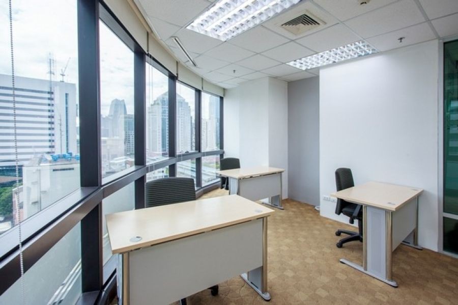 ออฟฟิศตกแต่งพร้อมใช้ ชิดลม เพลินจิต อาคารวานิสสา  มีพนักงาน 1 ท่านขึ้นไป