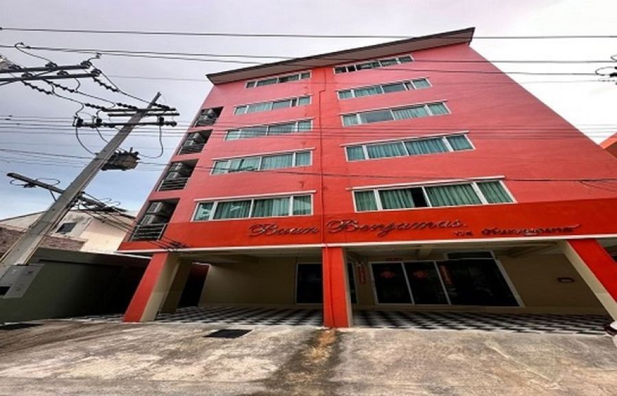 ขายกิจการหอพัก อพาร์ทเม้นท์ 6 ชั้น พร้อมผู้เช่า ใจกลางเมืองศรีราชา TP-A0936