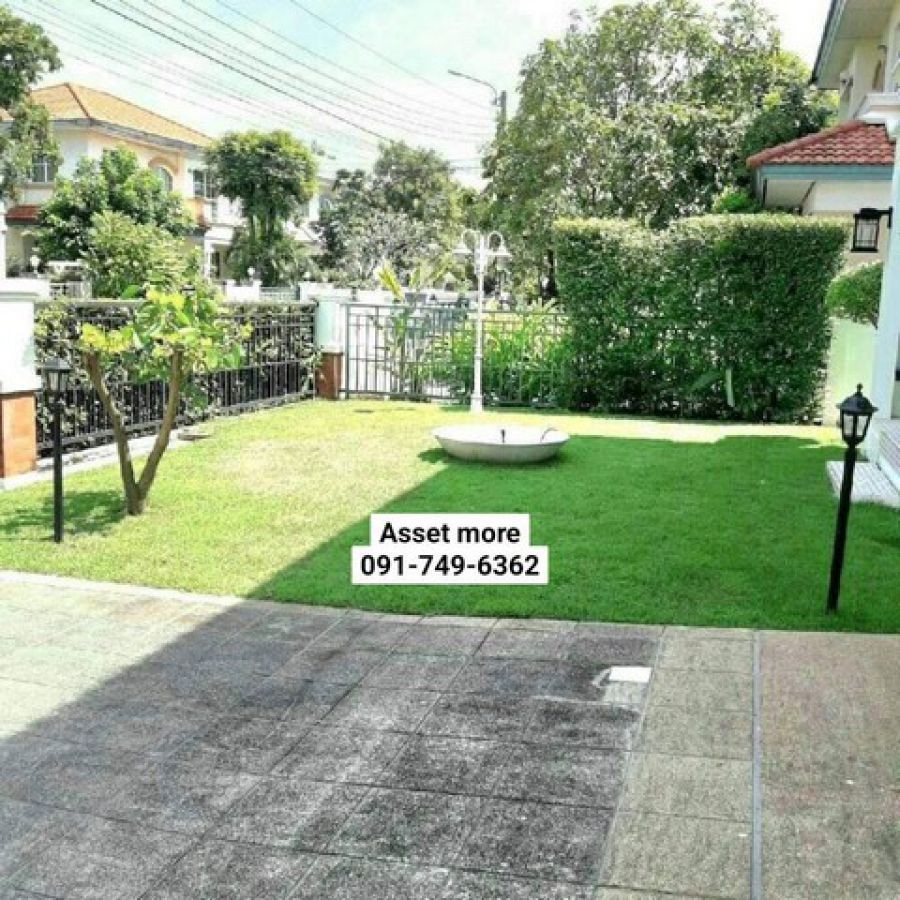 บ้านเดี่ยวให้เช่า พร้อมอยู๋ ม.มัณฑนา อ่อนนุช - วงแหวน ถ.สุขาภิบาล 2  เขตประเวศ