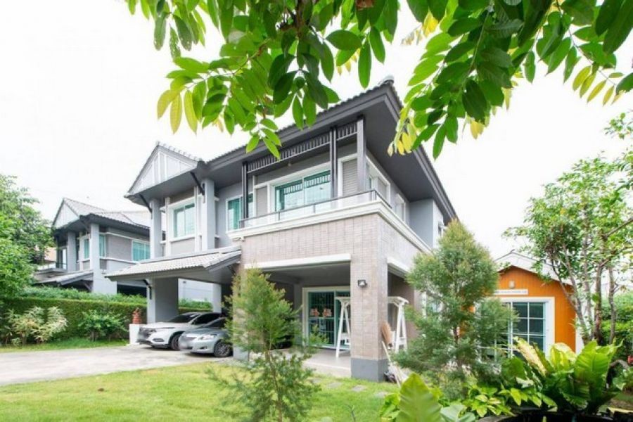 MT76 Sale Rent ขาย เช่า บ้านเดี่ยว พร้อมบ้านน็อคดาวน์ หมู่บ้านชวนชื่นแกรนด์ เอกชัย บางบอน ซอยบางบอน4