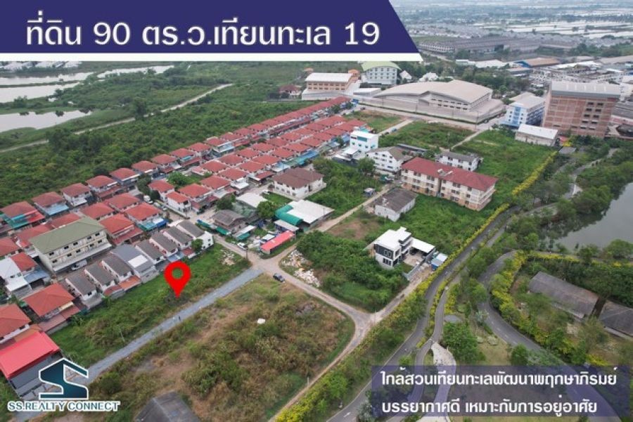 ขายที่ดินเทียนทะเล 19 เนื้อที่ 90 ตร.ว.บางขุนเทียน กรุงเทพฯ