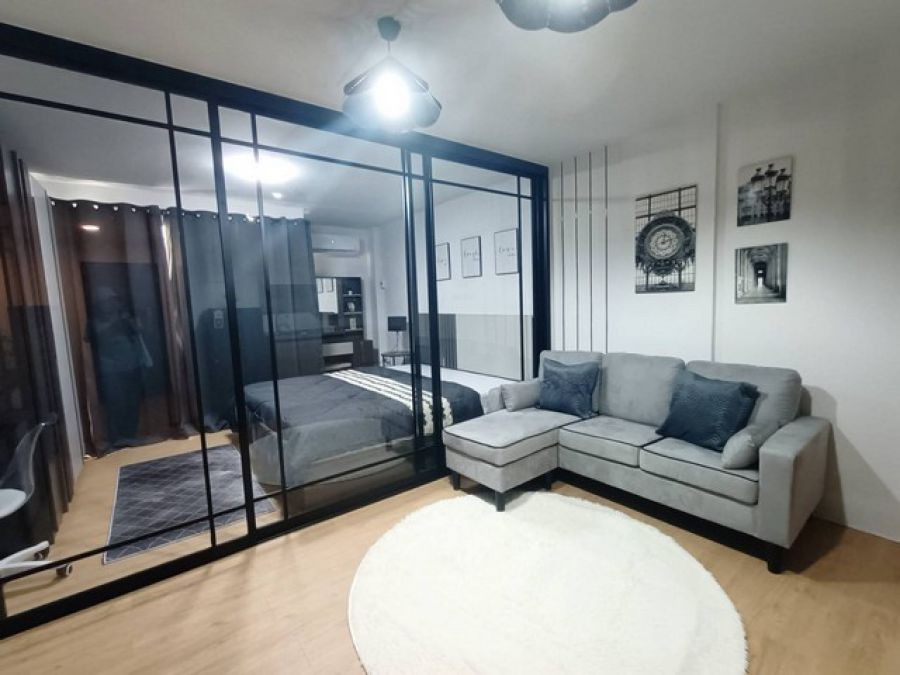 Me84ขายคอนโดซิตี้วิลล่า ตึกE1 ชั้น 7 รีโนเวทใหม่ทั้งห้อง ตกแต่งสไตล์โมเดิร์น ซอยลาดพร้าว130 วิวสระว่ายน้ำ ใกล้รถไฟฟ้าสถานีลาดพร้าว101