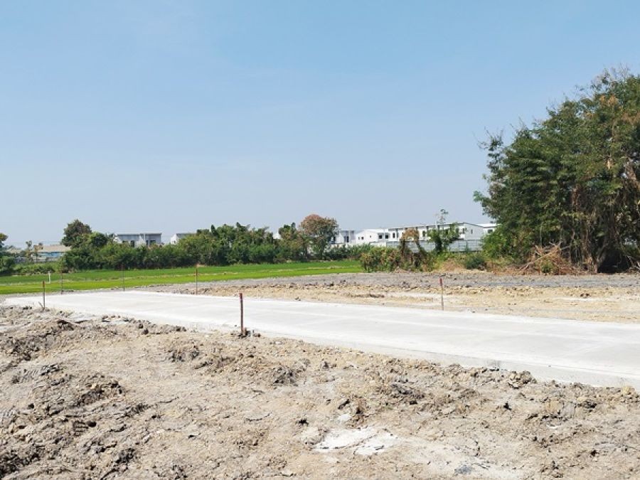 ขายที่ดินนนทบุรี ไทรน้อย บางบัวทอง-ถมแล้ว เส้นบ้านกล้วย-ไทรน้อย ซอยสามัคคีธรรม2 โทร 095-4681414