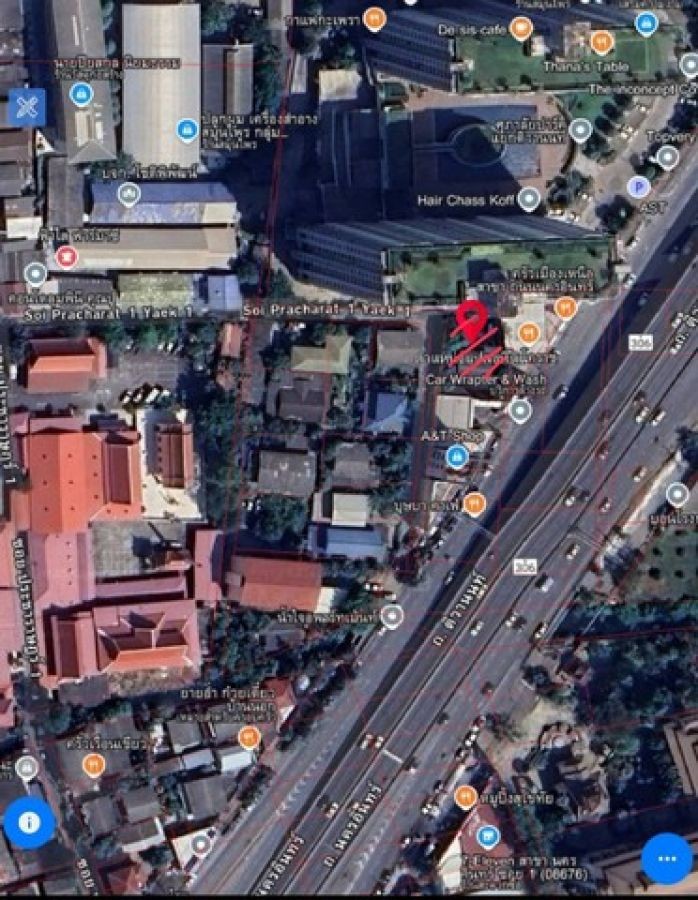 Vายที่ดิน 99 ตรว.ถ.นครอินทร์ พระราม5 เมืองนนทบุรี ใกล้ MRT Big C ติวานนท์