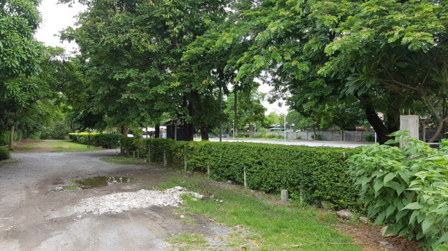 ขายที่ดิน 648 ตรว. รามอินทรา กม.11 ใกล้ BTS สายสีชมพูสถานีนพรัตน์  ที่ดินอยู่หลังร้านอาหารเทอเรส 61 ก่อนถึงซอยรามอินทรา68 