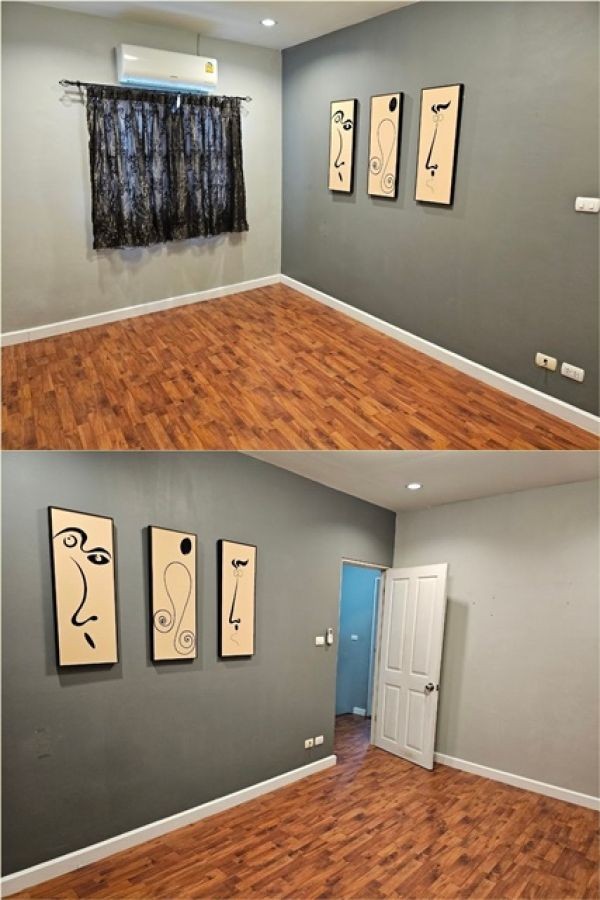 โลตัส 1 กม. ปัญญาอินทรา 5 แอร์ 4นอน รามอินทรา ให้เช่าทาวน์โฮม  2ชั้น  22ตรว.160ตร.ม. รร.นานาชาติกลอรี่สิงคโปร์