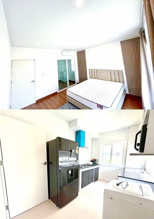 คฤหาสน์ 2ชั้น 2หลังติดกัน 6นอน  BigC ประชาอุทิศ90 120 ตร.วา.460 ตร.ม. 6น้ำ  จัดเต็มเฟอร์ เครื่องใช้ไฟฟ้า.ครัวบิวท์อิน มีสนามหญ้า 8แอร์