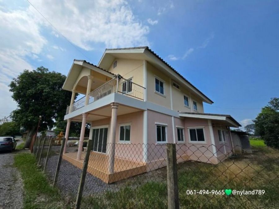 ขายบ้าน 2 ชั้น 380 ตรว. วิวเขาใหญ่ เข้าจาก ถ.สุวรรณศรเพียง 60 เมตร ต.พรหมณี อ.เมือง จ.นครนายก โฉนดครุฑแดง พร้อมโอน