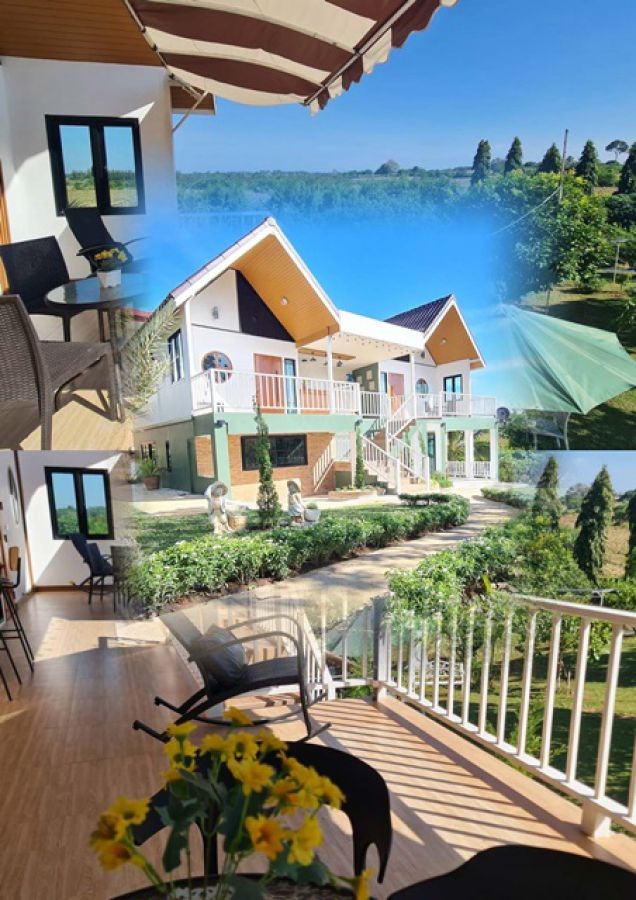 บ้านพักตากอากาศ ปากช่อง-เขาใหญ่ อุปกรณ์ครัวครบครัน ทองสมบูรณ์คลับ 7 กม.2 นอน 2 น้ำ ห่างไกลความวุ่นวาย 50 ตร.วา.220 ตร.ม. ตลาดไนท์ ปากช่อง