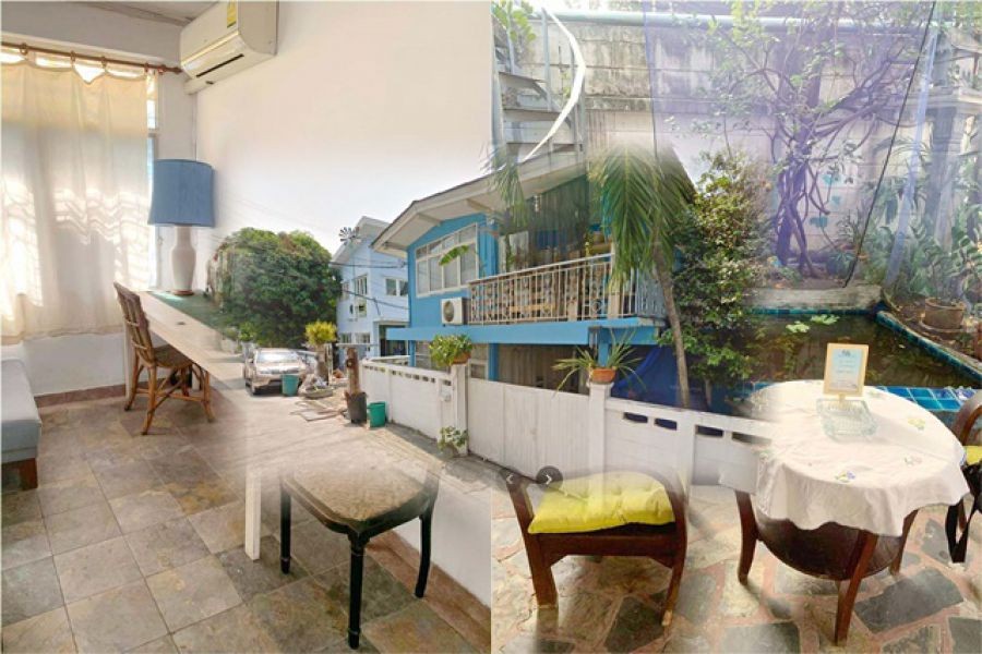 เฟอร์ครบครัน MRTห้วยขวาง 660 ม. สุทธิสาร 780 ม.บ้านน่ารัก เงียบสงบ ใจกลาง รัชดา อินทมาระ43-53  2นอน  25ตรว. 2น้ำ 200ตรม.