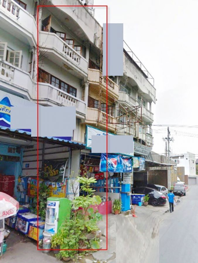 นวมินทร์ 107-113  ใกล้หมู่บ้าน1000หลัง 2-3นอน อาคารพาณิชย์ 2.5 ชั้น รร.นานาชาตินีวา 1.3 กม. 2 น้ำ 25 ตร.วา.225 ตร.ม.เหมาะทำการค้า ใ