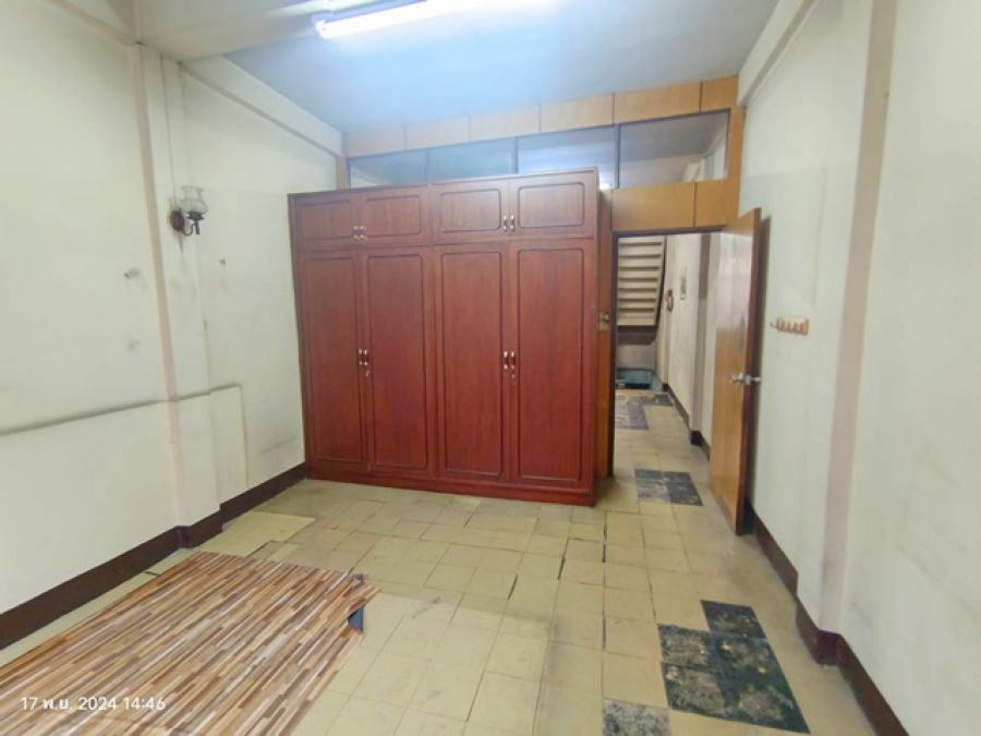 ศาลเจ้าพ่อเสือ ถ.ข้าวสาร MRTสามยอด1.5 กม. 4นอน  ให้เช่าอาคารพาณิชย์ 4ชั้น-ดาดฟ้า พระนคร 2น้ำ จอดรถได้ ใหม่ 21ตรว. 262ตรม. แหล่งชุมชน