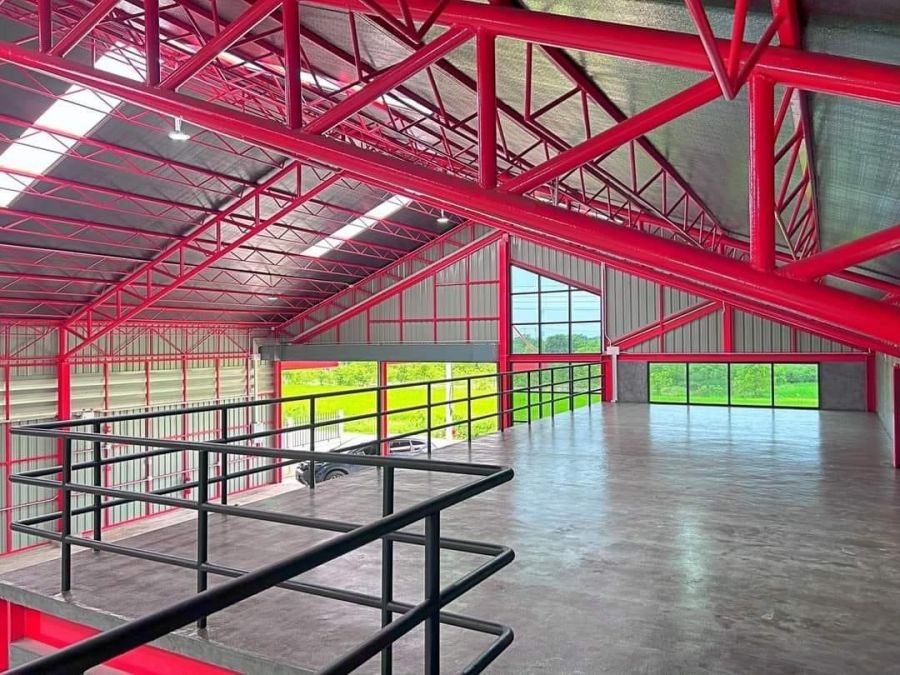 ให้เช่าโกดังสร้างใหม่พื้นที่ให้เช่าทั้งหมด800 ตรม ถนนลำลูกกา ปทุมธานี