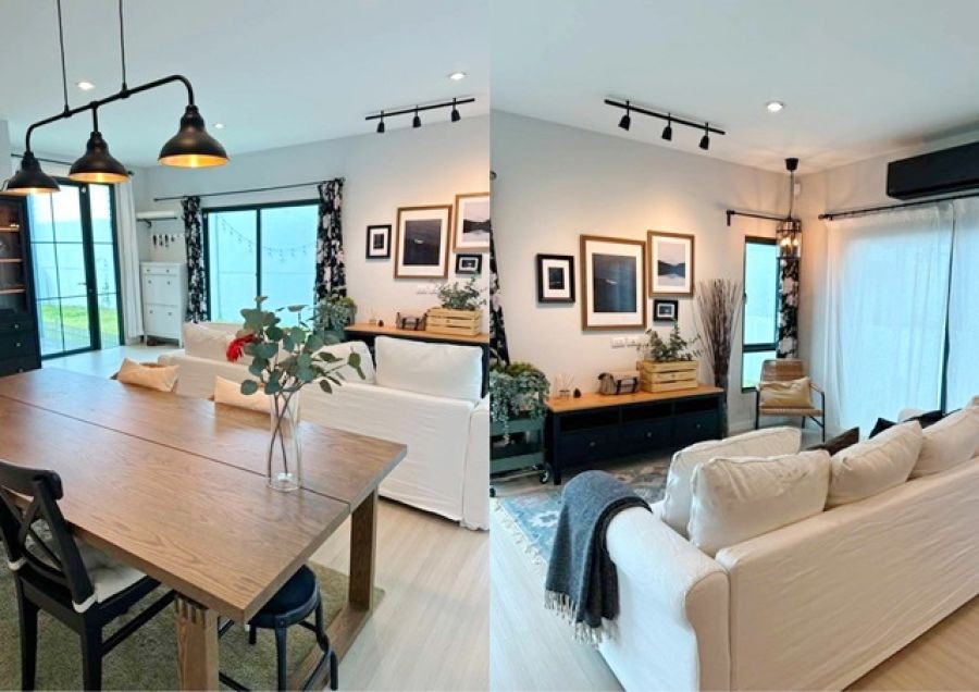 ขาย ตลาดประชาอุทิศ90 ลดราคา 30% เช่าบ้านเดี่ยวหรูสุด สวยสุด 2 ชั้น  2-3นอน 3 น้ำ  3กม. ติดโซล่าเซลล์