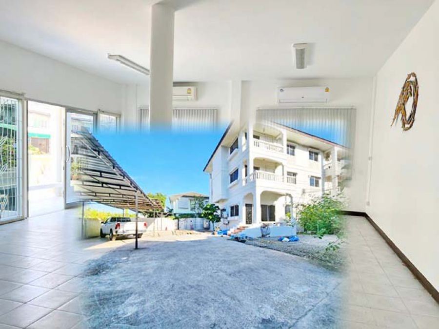 ใหญ่มาก  เกษตรนวมินทร์ 698ม.บ้าน ให้เช่า โฮมออฟฟิศ 3ชั้น 9นอน รร.เลิศหล้า รร.นานาชาตินีวา 1.2 กม.  6น้ำ 101ตรว. นวมินทร์ 109-111  9แอร์