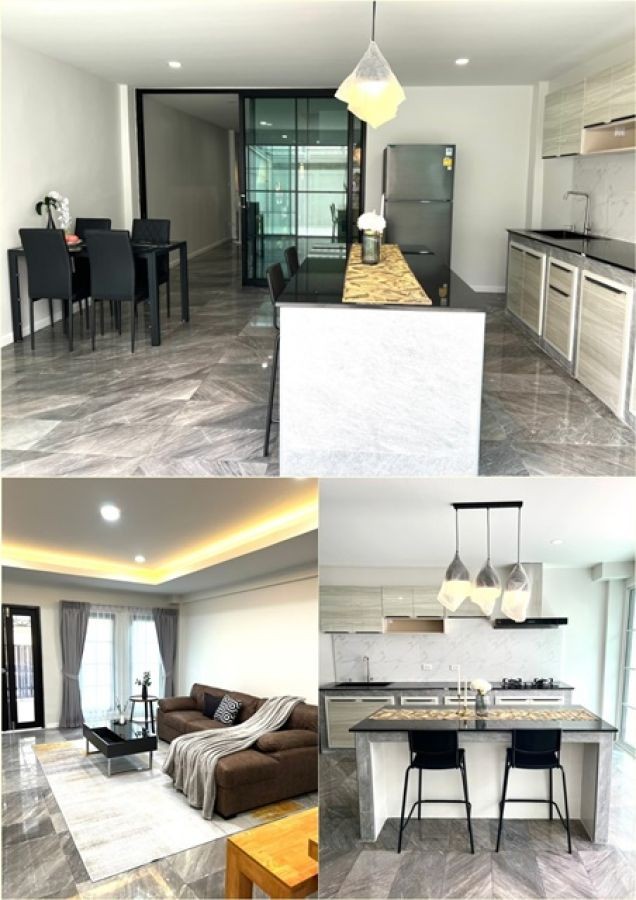 BTS พระโขนง 1.4 กม.ถูกที่สุดบิ๊กซี อ่อนนุช 1.2 กม.ทาวน์โฮม 4 ชั้น  5นอน เอกมัย ทองหล่อ 400 ตร.ม.จัดเต็มเฟอร์ รร.นานาชาติ Bangkok Prep 650 ม.