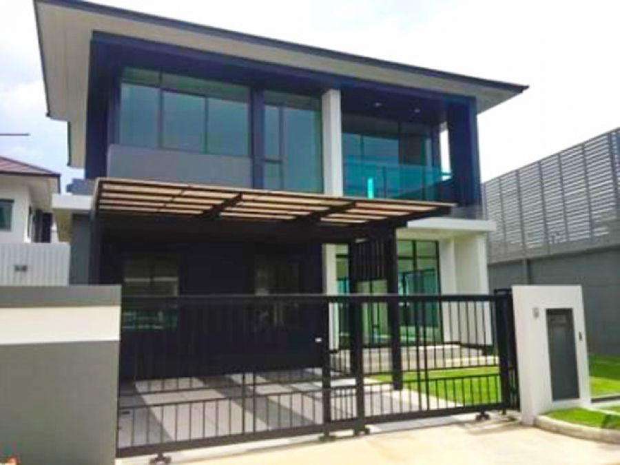 คฤหาสน์หรูและถูก  2ชั้นให้เช่า กรุงเทพกรีฑา11-15  MRT คลองบ้านม้า 2.1กม.รร.ไบรท์ตัน คอลเลจ 299ม.  4นอน 3น้ำ 5แอร์ 190ตรม.