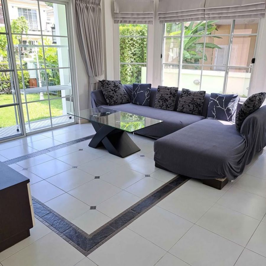 นานาชาติแสตมฟอร์ด 6.8 กม.ติดถนนใหญ่ สุขาภิบาล 2 ซ.21-25 สุดคุ้ม บ้านสวย สภาพดี สงบ 3 นอน 3 น้ำ จัดเต็มเฟอร์ เครื่องใช้ไฟฟ้า