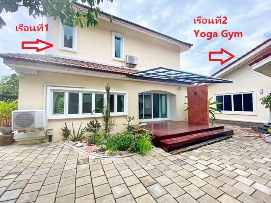 7นอน  คู้บอน ให้เช่าคฤหาสน์ บ้านเดี่ยว 2 ชั้น ซาฟารีเวิลด์ รักสัตว์ 185ตรว. 285ตรม. ใหญ่ กว้างมาก3น้ำ 3จอดรถ 6แอร์ ติดถนน แฟชั่นไอส์แลนด์