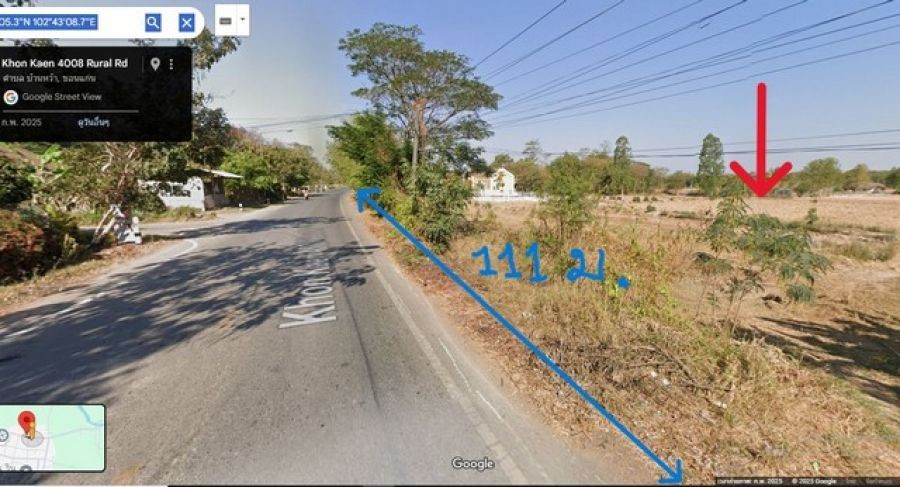 ขายที่ดินที่นา 10-1-28ไร่ 14.5ลบ. ฟรีโอน สาธารณูปโภค ทำเลบ้านจัดสรร ธุรกิจ เยื้องวัดโพธิ์ชัยบ้านหว้า ต.บ้านหว้า อ.เมือง ขอนแก่น