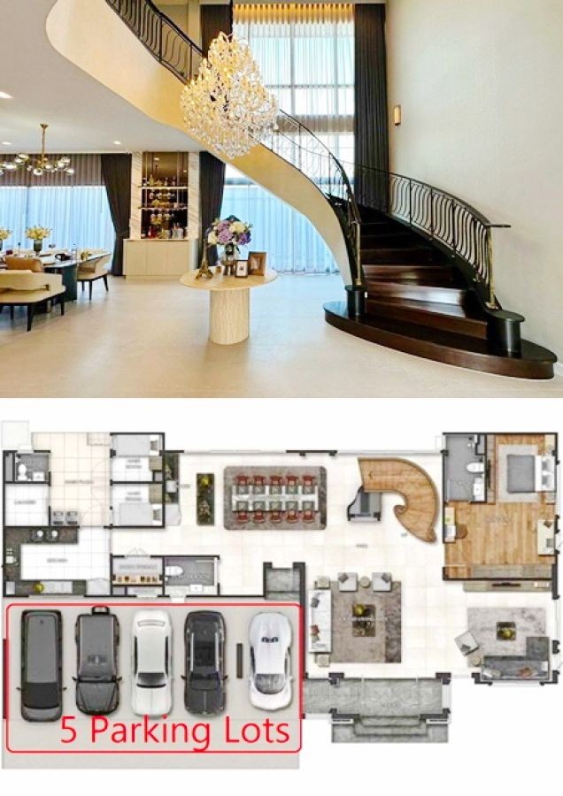 แกรนด์บางกอก RIS School บูเลอวาร์ด ให้เช่าคฤหาสน์สุดหรู  กรุงเทพกรีฑา 6นอน ใหม่ ใหญ่ ศรีนครินทร์-ร่มเกล้า นานาชาติเวลลิงตัน 127ตร.วา.