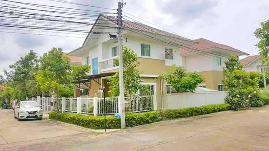 เพชรเกษม77 โฮมโปร เพชรเกษม 1.5กม. ให้เช่า บ้านเดี่ยว หลังมุม 3นอน160 ตร.ม.52 ตร.วา  เฟอร์ รร.เลิศหล้านานาชาติ 1.4 กม.