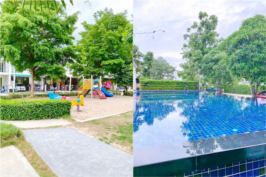 สุขสวัสดิ์26-พุทธบูชา2 4นอน บิ๊กซีบางปะกอก 1.9 กม. 4แอร์ พาณิชยการเชตุพน 900ม. ทาวน์เฮาส์ 2 ชั้น 3 น้ำ 18 ตร.วา พระจอมเกล้าธนบุรี 1.7 กม.