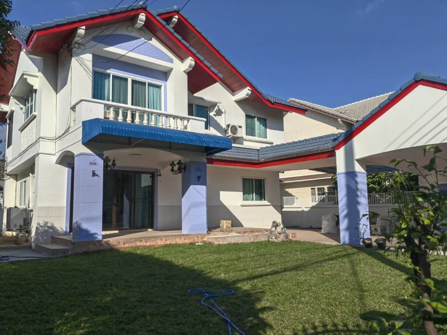 ให้เช่าบ้านเดี่ยว ขนาด 99 ตรว. ถนนสุขุมวิท105 ซอยลาซาล46 หมู่บ้านศรีพงษ์ ใกล้ BTSแบริ่งและMRT ศรีลาซาล