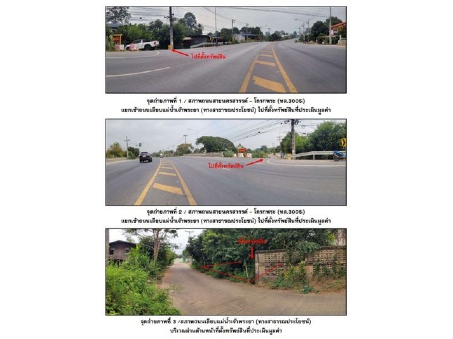 ขายที่ดิน อำเภอโกรกพระ  จังหวัดนครสวรรค์ 3 งาน 10 ตร.ว