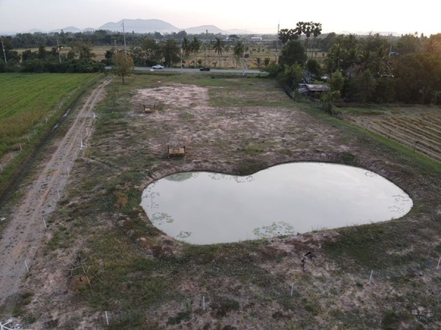 ที่ดินสวย ทำเลดี พร้อมระบบน้ำชลประทานฟรี เขาขลุง บ้านโป่ง ราชบุรี ติดถนนใหญ่ ใกล้กรุงเทพ