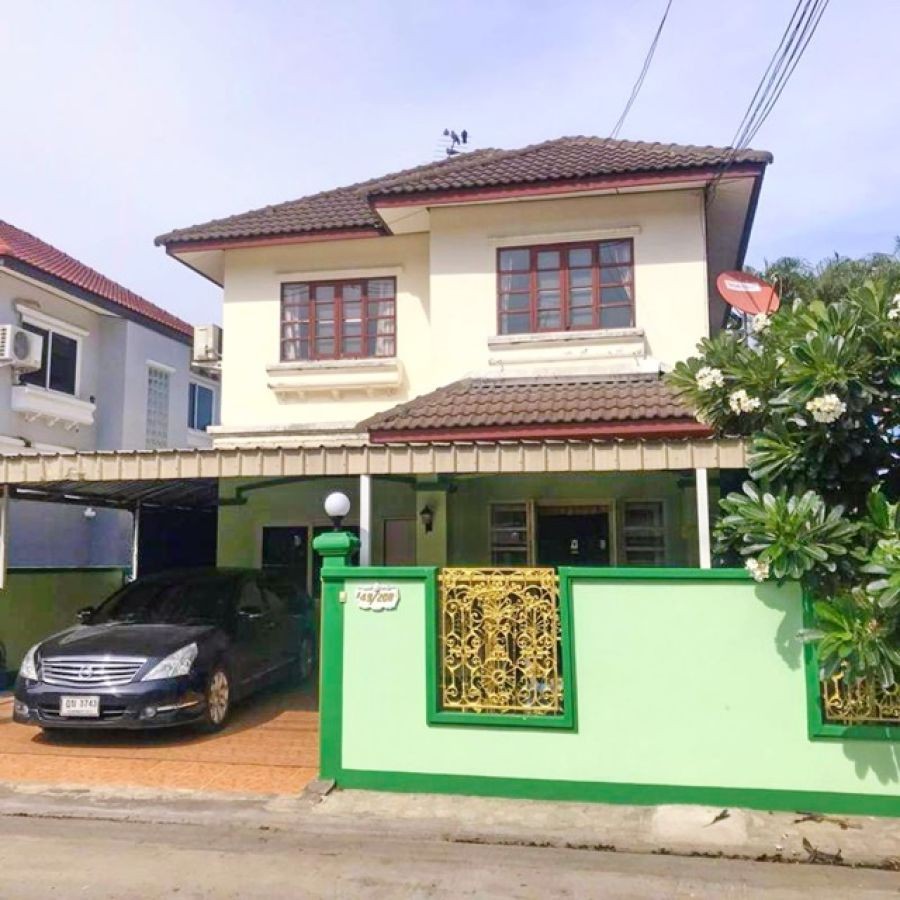 รพ.คลองสามวา 1.8 กม.ถ.นิมิตรใหม่40 ให้เช่า บ้านเดี่ยว 2 ชั้น 5นอน 3 น้ำ จัดเต็มเฟอร์ เครื่องใช้ไฟฟ้า 48 ตร.วา.240 ตร.ม..3 แอร์