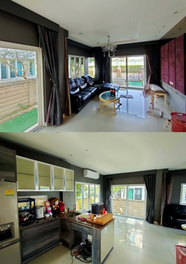 เมกาบางนา 2กม. เลี้ยงสัตว์ได้ ให้เช่าคฤหาสน์ หรู 4นอน ตรงปก! ตลาดสดเจโม 3กม. ถูกมาก วงแหวน อ่อนนุช 61 ตรว. 200 ตรม.   4น้ำ บุราสิริ ประเวศ