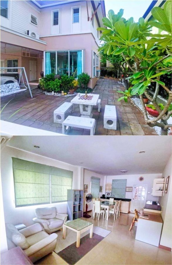 ตลาดหัวมุม 1.3 กม เซ็นทรัล อีสต์วิลล์ เดอะ คริสตัล 900ม.ถูกที่สุดในโลก บ้าน 2ชั้น ใหม่ 3 นอน พร้อมเฟอร์ครบ นานาชาติโอ๊คเบอรี่ 70 ตร.วา.