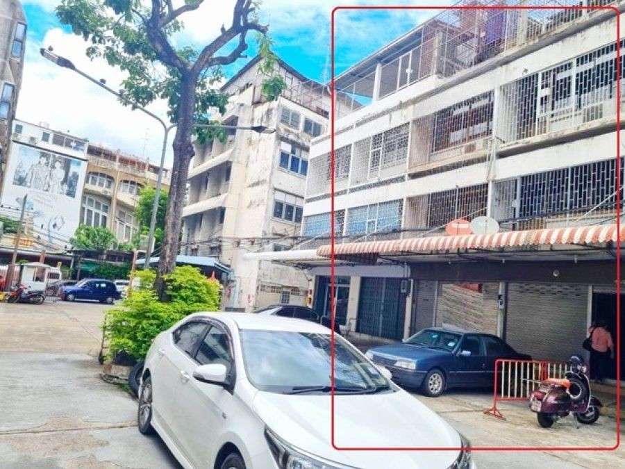 Cafe ภูเขาทอง MRTสามยอด 1.1 กม. ให้เช่าอาคาร 4 ชั้น ป้อมปราบฯ กทม. 500 ตรม. โกดัง  3คัน พร้อมดาดฟ้า 2คูหาติดกัน  ออฟฟิต หลานหลวง คลองมหานาค