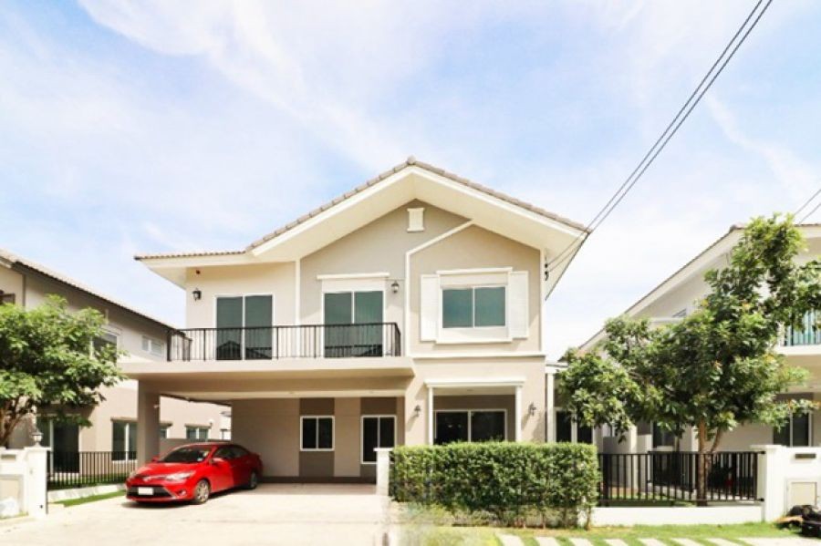 คาซ่า พระราม5 คฤหาสน์หรู เดอะวอล์ค ราชพฤกษ์ 1.8 กม.ใหม่ 2 ชั้น 5นอน  5 น้ำ จัดเต็มเฟอร์ บิ้วท์อิน.ให้เช่า 62ตร.วา 5แอร์ สระว่ายน้ำ