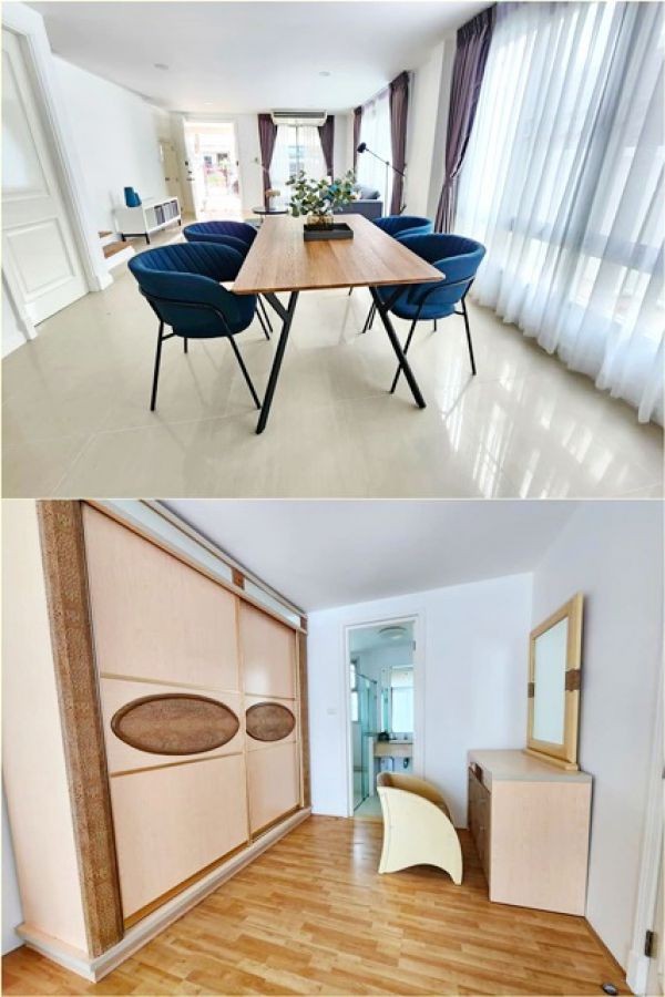 MRTแยกนนทบุรี1 1.8 กม.  หรูสุดเฟอร์ครบ บิ้วอิน สนามบินน้ำ 300 ม. โฮมออฟฟิตหลังมุม 3 ชั้น โลตัส 3 นอน 3 น้ำ 30ตร.วา.