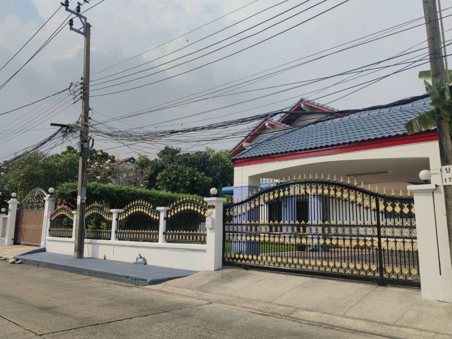 ให้เช่าบ้านเดี่ยว ขนาด 99 ตรว. ถนนสุขุมวิท105 ซอยลาซาล46 หมู่บ้านศรีพงษ์ ใกล้ BTSแบริ่งและMRT ศรีลาซาล