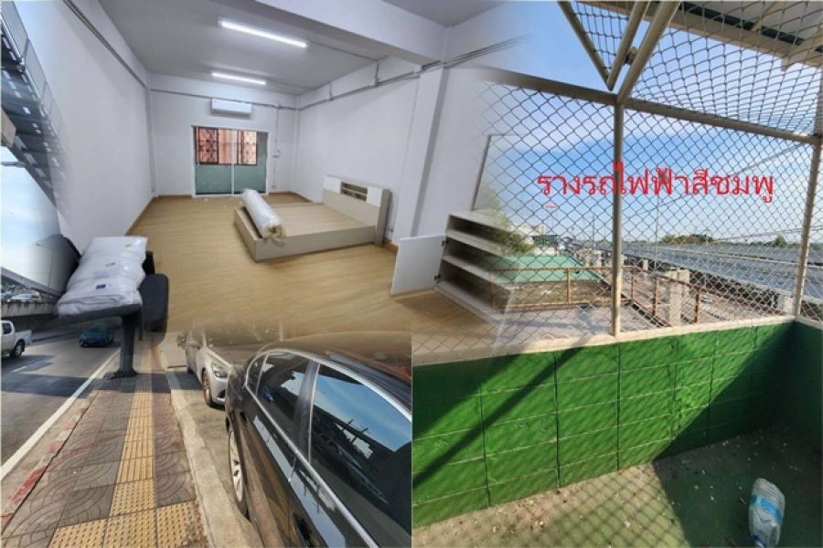 BTSวัดพระศรี 200 ม.เซ็นทรัล รามอินทรา 600 ม เปิดซิง! อาคารพาณิชย์ 5 ชั้น  มีดาดฟ้า ให้เช่าชั้น 2 ถึงชั้น 5 ติดถนนใหญ่ 4นอน 278 ตร.ม.ทำเลดี