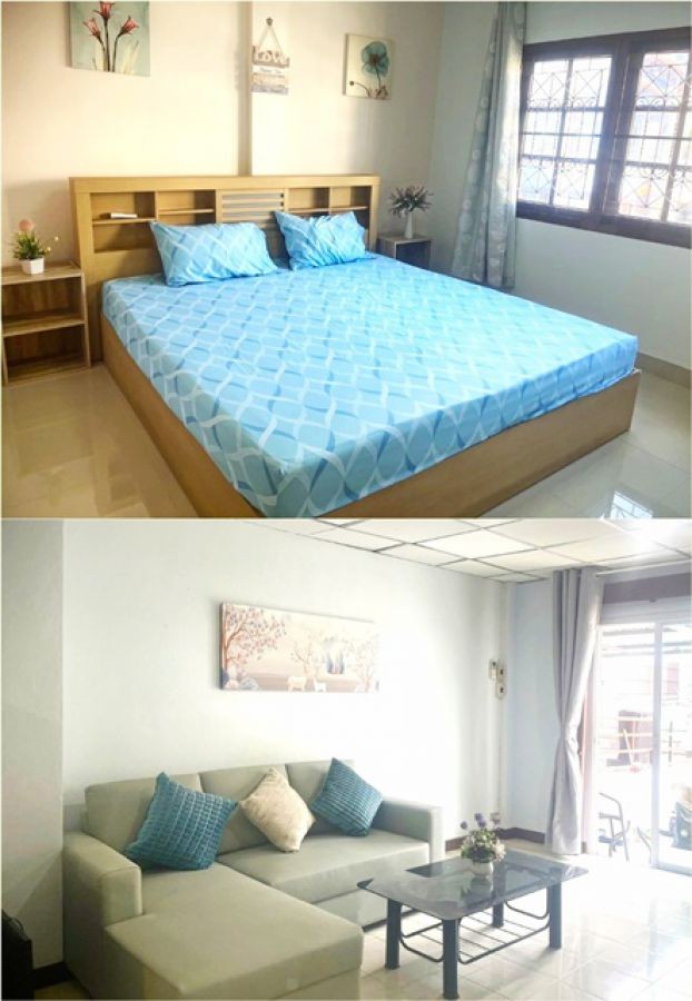 มีเฟอร์ เครื่องใช้ไฟฟ้าครบ 25ตร.ว.BTS อุดมสุข 700ม. แม็กซ์แวลู สุขุมวิท103 600ม.ทาวน์เฮาส์ 2ชั้น 3นอน 3 น้ำ 200ตร.ม. 4แอร์