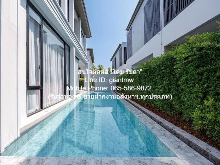 บ้าน ขาย/ให้เช่าบ้านเดี่ยวหรู 2 ชั้น เบลกราเวีย เอ็กซ์คลูซีฟ พูลวิลล่า บางนา-พระราม 9 ติด ถ.สุขาภิบาล 2 (91 ตร.ว. 4 น 5 น้ำ 3 จอดรถ), ราคา 35,900,000 บาท area 91 ตาราง.วา  ไม่ไกลจาก Mega บางนา ราคาดีๆ