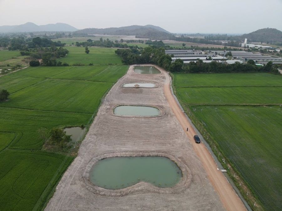 ที่ดินสวย ทำเลดี พร้อมระบบน้ำชลประทานฟรี เขาขลุง บ้านโป่ง ราชบุรี ติดถนนใหญ่ ใกล้กรุงเทพ