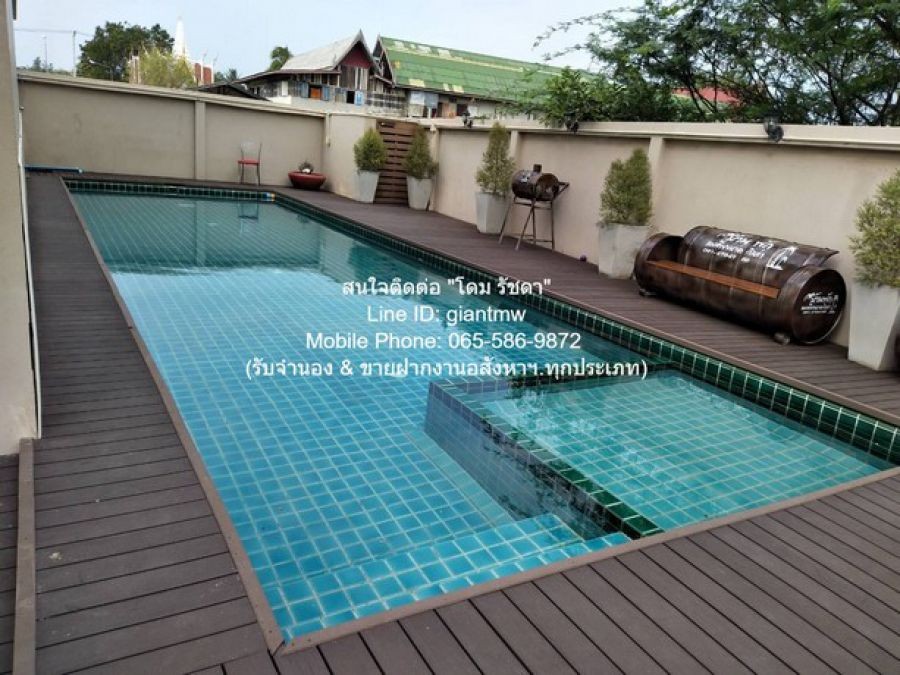 //ปรับราคา//ขายบ้านพูลวิลล่า 2 ชั้น (หลังมุม) ชะอำ จ.เพชรบุรี (ห่างชายหาดชะอำ 1 กม.) 48 ตร.ว. 2 น 2 น้ำ 1 จอดรถ ราคา 3.29 ล้านบาท