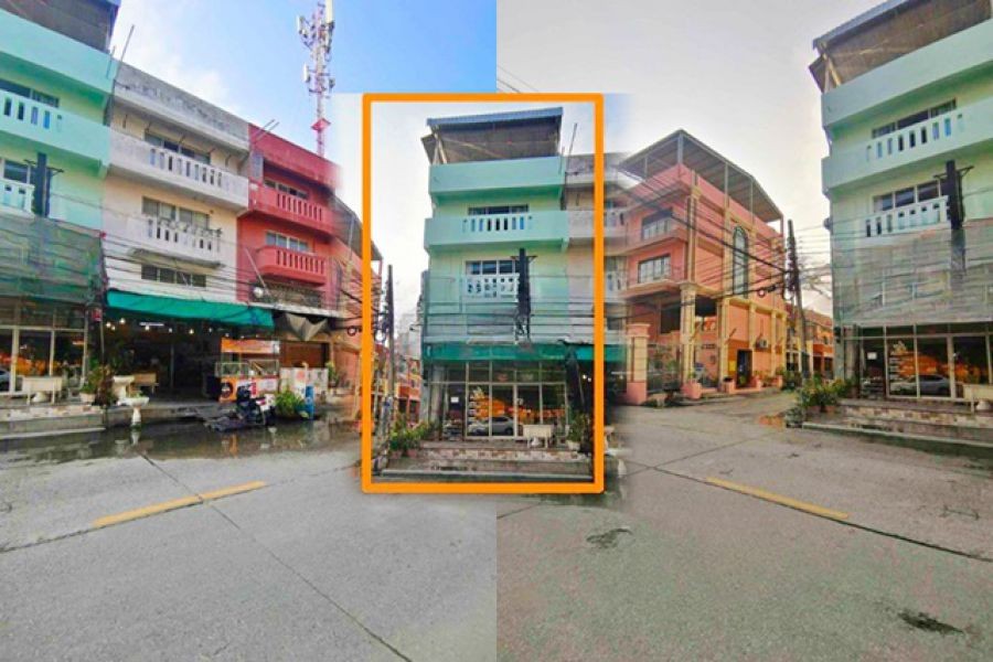 ประชาอุทิศ 1 กม.ติดถนน หัวมุม บิ๊กซี มาร์เก็ต อาคารพาณิชย์ 3 นอน 19ตร.วา.235 ตร.ม พระจอมเกล้าธนบุรี 2.8 กม.