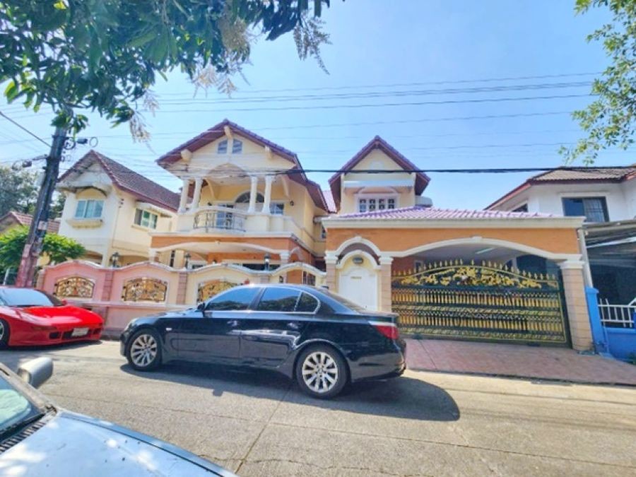 รพ.คลองสามวา 3.7 กม ตลาดเคซี 1.4กม.ถูกที่สุด .เช่าคฤหาสน์หลังใหญ่ 2ชั้น 4นอน 60ตร.วา.280ตร.ม.รร.นานาชาติเกวลี 1.4 กม. นิมิตรใหม่ 40